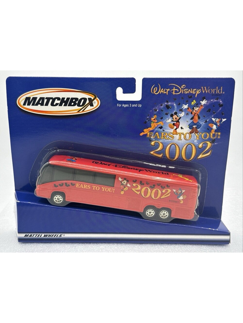 Matchbox Walt Disney World Bus Theme Park Edition Ears To You 2002 NEW
